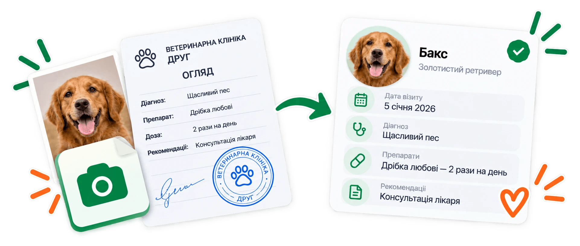 Сканування вет-документа перетворюється на профіль улюбленця