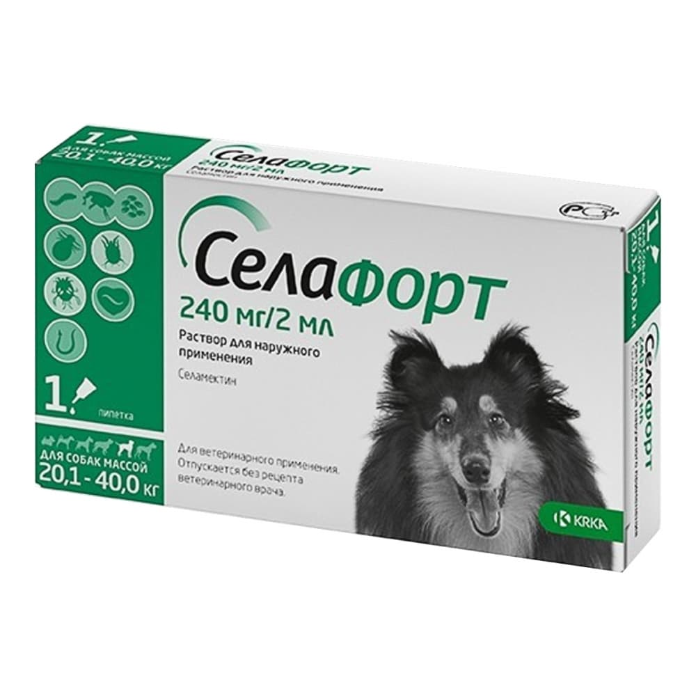 Selafort Селафорт Спот-он краплі для собак від 20,1 до 40 кг