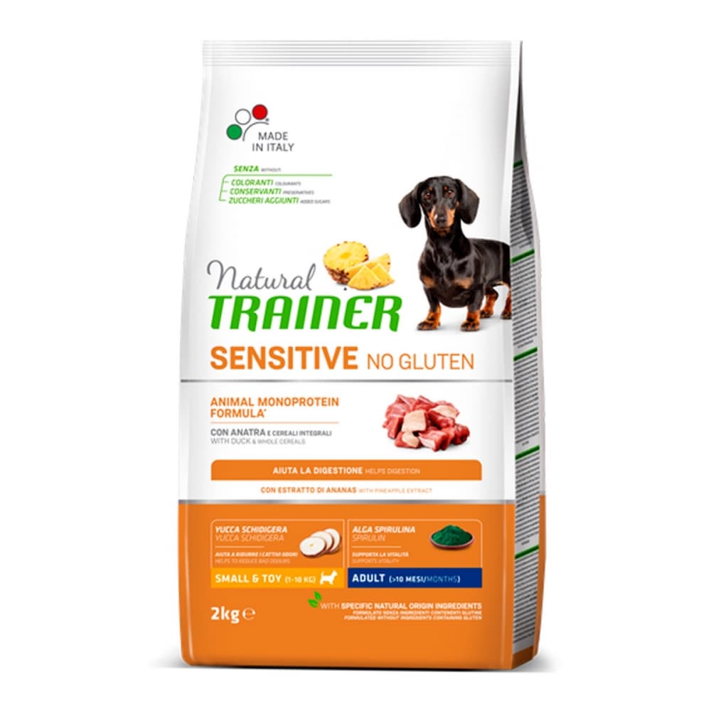 Trainer (Трейнер) Natural Sensitive Adult Small&amp;Toy With Duck - Сухий корм для собак малих порід з чутливим травленням з качкою