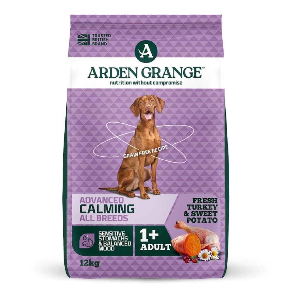 Arden Grange Dog Calming Fresh Turkey & Sweet Potato Беззерновий заспокійливий корм для собак з індичкою та бататом