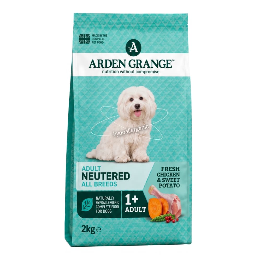 Arden Grange Neutered Dog Fresh Chicken & Sweet Potato Сухий беззерновий корм для стерилізованих собак зі свіжою курятиною та бататом