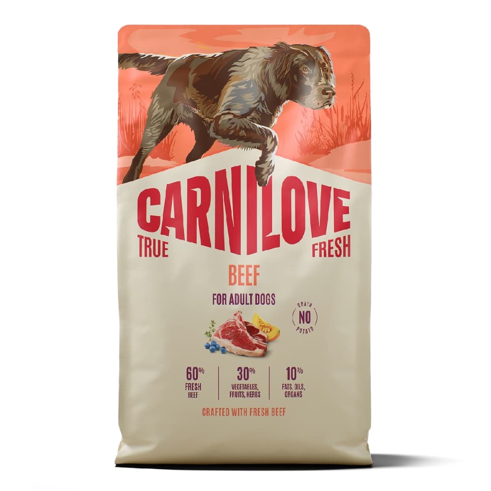 Carnilove True Fresh Beef Беззерновий сухий корм для собак з яловичиною