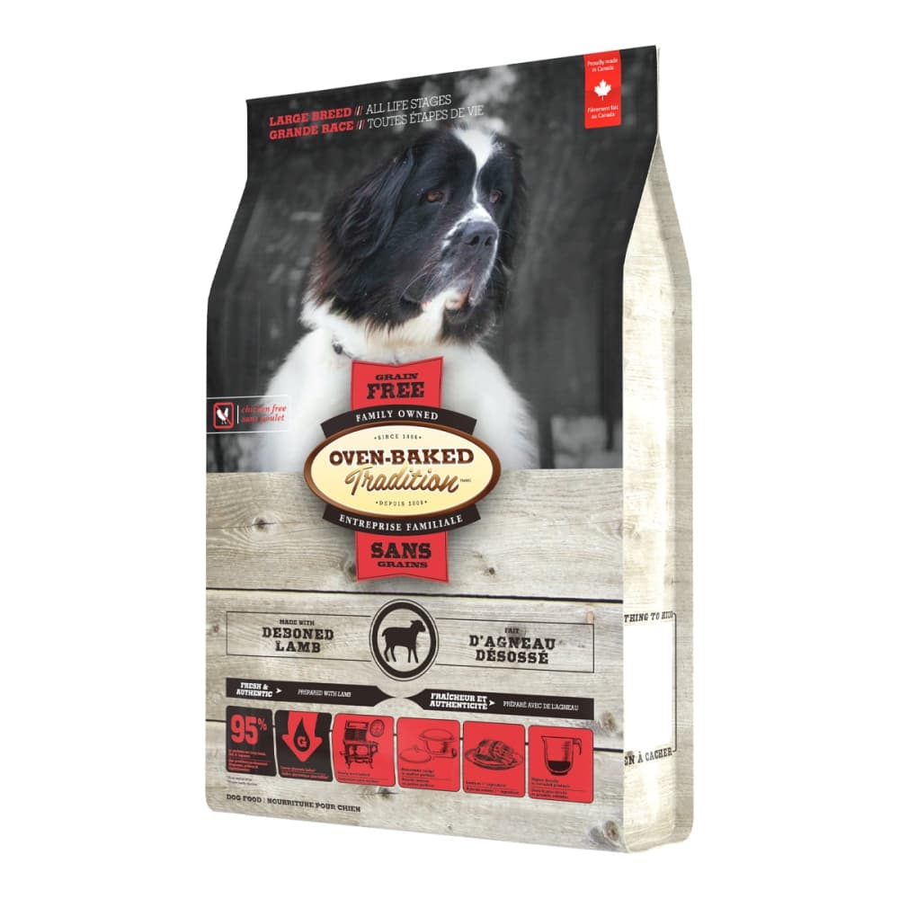 Oven-Baked Tradition Lamb Adult Dog Large Breed Беззерновий сухий корм для собак великих порід з ягням