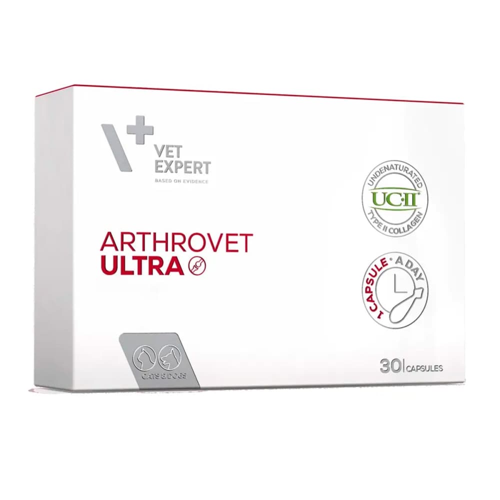 VetExpert ArthroVet Ultra Препарат для підтримки функціонування суглобів при остеоартриті у собак та кішок